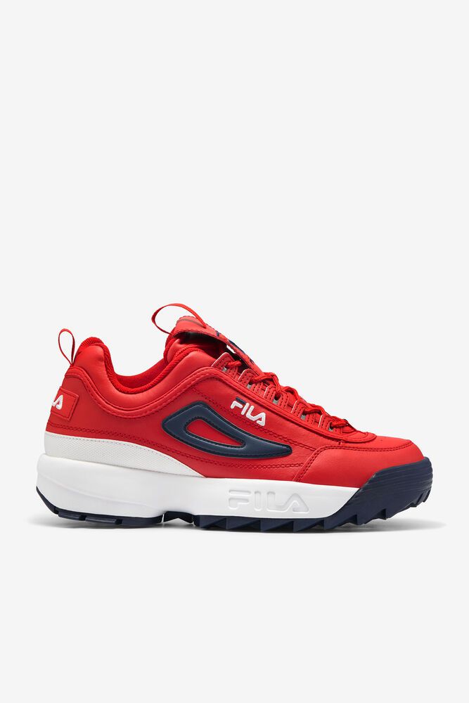 Fila Sneakers Mens Red - Disruptor 2 Premium - Philippines 0154782-FE